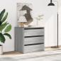 Preview: Kommode Grau Sonoma 60x41x58 cm Holzwerkstoff