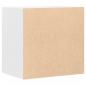 Preview: Kommode Weiß 60x41x58 cm Holzwerkstoff