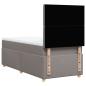 Preview: Boxspringbett mit Matratze Taupe 90x200 cm Stoff