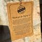 Preview: Tischplatte 40x20x3,8 cm Baumkante Massivholz Raues Mangoholz