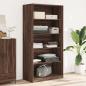Preview: ARDEBO.de - Kleiderschrank Braun Eiche-Optik 100x50x200 cm Holzwerkstoff