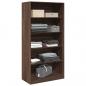 Preview: Kleiderschrank Braun Eiche-Optik 100x50x200 cm Holzwerkstoff