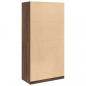 Preview: Kleiderschrank Braun Eiche-Optik 100x50x200 cm Holzwerkstoff