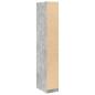 Preview: Kleiderschrank Betongrau 30x50x200 cm Holzwerkstoff