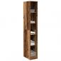 Preview: Kleiderschrank Altholz-Optik 30x50x200 cm Holzwerkstoff