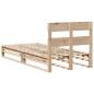 Preview: Massivholzbett ohne Matratze 90x200 Kiefernholz