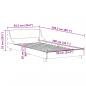 Preview: Massivholzbett ohne Matratze 90x200 Kiefernholz