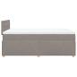 Preview: Boxspringbett mit Matratze Taupe 120x190 cm Stoff