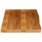 Preview: Tischplatte mit Baumkante 100x60x2,5 cm Massivholz Mango
