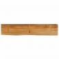 Preview: Tischplatte mit Baumkante 160x40x3,8 cm Massivholz Mango