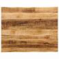 Preview: ARDEBO.de - Tischplatte mit Baumkante 110x80x2,5 cm Raues Mango Massivholz