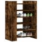 Preview: Schuhschrank Räuchereiche 74,5x37,5x100 cm Holzwerkstoff