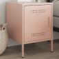 Preview: ARDEBO.de - Nachttisch Rosa 36x39x50,5 cm Stahl