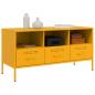 Preview: TV-Schrank Senfgelb 100,5x39x50,5 cm Stahl