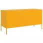 Preview: TV-Schrank Senfgelb 100,5x39x50,5 cm Stahl