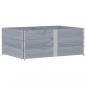 Preview: Pflanzkasten Grau 150x100 cm Massivholz Kiefer