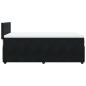 Preview: Boxspringbett mit Matratze Schwarz 90x200 cm Samt