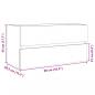 Preview: Waschbeckenunterschrank Sonoma-Eiche 90x38,5x45cm Holzwerkstoff