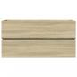 Preview: Waschbeckenunterschrank Sonoma-Eiche 90x38,5x45cm Holzwerkstoff