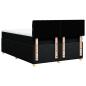 Preview: Boxspringbett mit Matratze Schwarz 140x200 cm Stoff