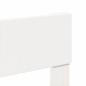 Preview: Massivholzbett ohne Matratze Weiß 120x200 cm Kiefernholz