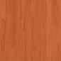 Preview: Massivholzbett ohne Matratze Wachsbraun 150x200 cm Kiefernholz