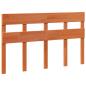 Preview: Massivholzbett ohne Matratze Wachsbraun 140x190 cm Kiefernholz
