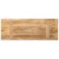 Preview: Tischplatte 80x20x2,5 cm Rechteckig Massivholz Mango