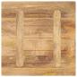 Preview: Tischplatte 40x40x3,8 cm Quadratisch Massivholz Mango