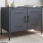 Preview: ARDEBO.de - TV-Schrank Anthrazit 68x39x50,5 cm Stahl