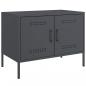 Preview: TV-Schrank Anthrazit 68x39x50,5 cm Stahl