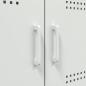 Preview: TV-Schrank Weiß 68x39x50,5 cm Stahl