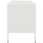 Preview: TV-Schrank Weiß 68x39x50,5 cm Stahl