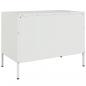 Preview: TV-Schrank Weiß 68x39x50,5 cm Stahl