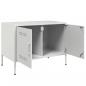Preview: TV-Schrank Weiß 68x39x50,5 cm Stahl