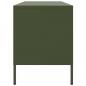 Preview: TV-Schrank Olivgrün 100,5x39x50,5 cm Stahl