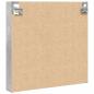 Preview: Vitrinenschrank Betongrau 60x8,5x58 cm Holzwerkstoff