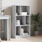 Preview: Bücherregal Grau Sonoma 57x28,5x107,5 cm Holzwerkstoff
