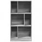 Preview: Bücherregal Grau Sonoma 57x28,5x107,5 cm Holzwerkstoff