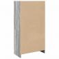 Preview: Bücherregal Grau Sonoma 57x28,5x107,5 cm Holzwerkstoff