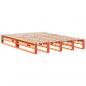 Preview: Massivholzbett ohne Matratze Wachsbraun 140x190 cm Kiefernholz