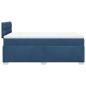 Preview: Boxspringbett mit Matratze Blau 120x190 cm Stoff