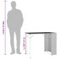 Preview: 5-tlg. Garten-Essgruppe Klappbar Braun Poly Rattan