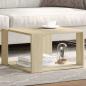 Preview: ARDEBO.de - Couchtisch Sonoma-Eiche 51,5x51,5x30 cm Holzwerkstoff