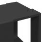 Preview: Couchtisch Schwarz 32x32x30 cm Holzwerkstoff
