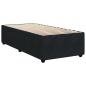 Preview: Boxspringbett mit Matratze Schwarz 90x200 cm Samt
