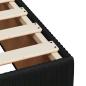 Preview: Boxspringbett mit Matratze Schwarz 90x200 cm Samt