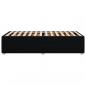 Preview: Bettgestell Schwarz 90x190 cm Stoff