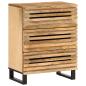 Preview: ARDEBO.de - Sideboard 60x34x75 cm Raues Massives Mangoholz