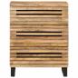Preview: Sideboard 60x34x75 cm Raues Massives Mangoholz